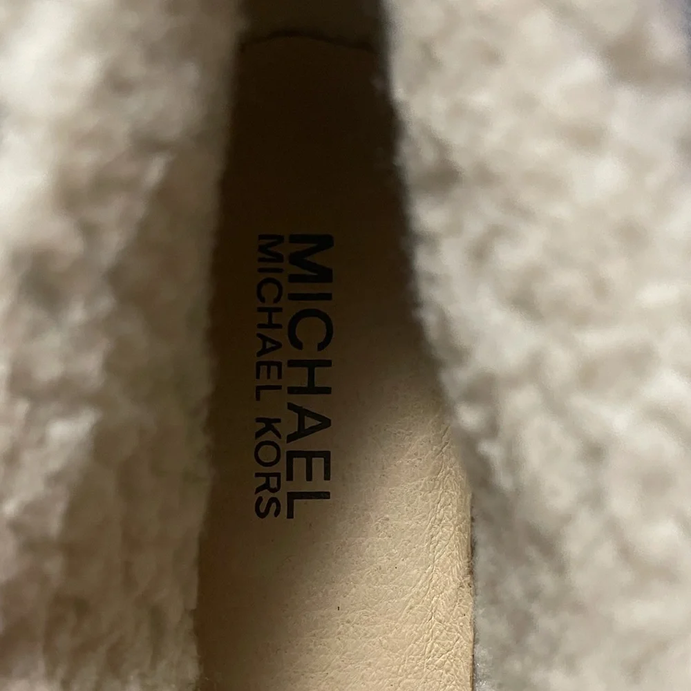 Michael Kors Fur-lined Wedged Heeled Boots - Picture 8 of 11